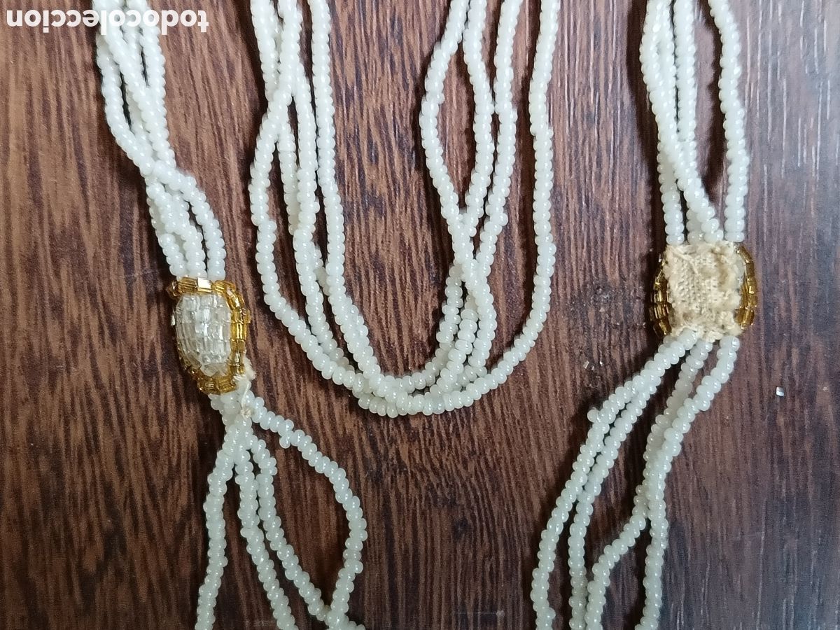 Joyeria: Antiguo collar de cuentas de cristal - Foto 5