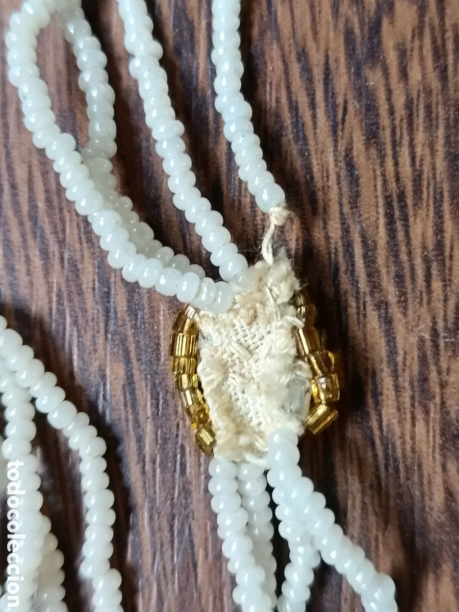Joyeria: Antiguo collar de cuentas de cristal - Foto 7