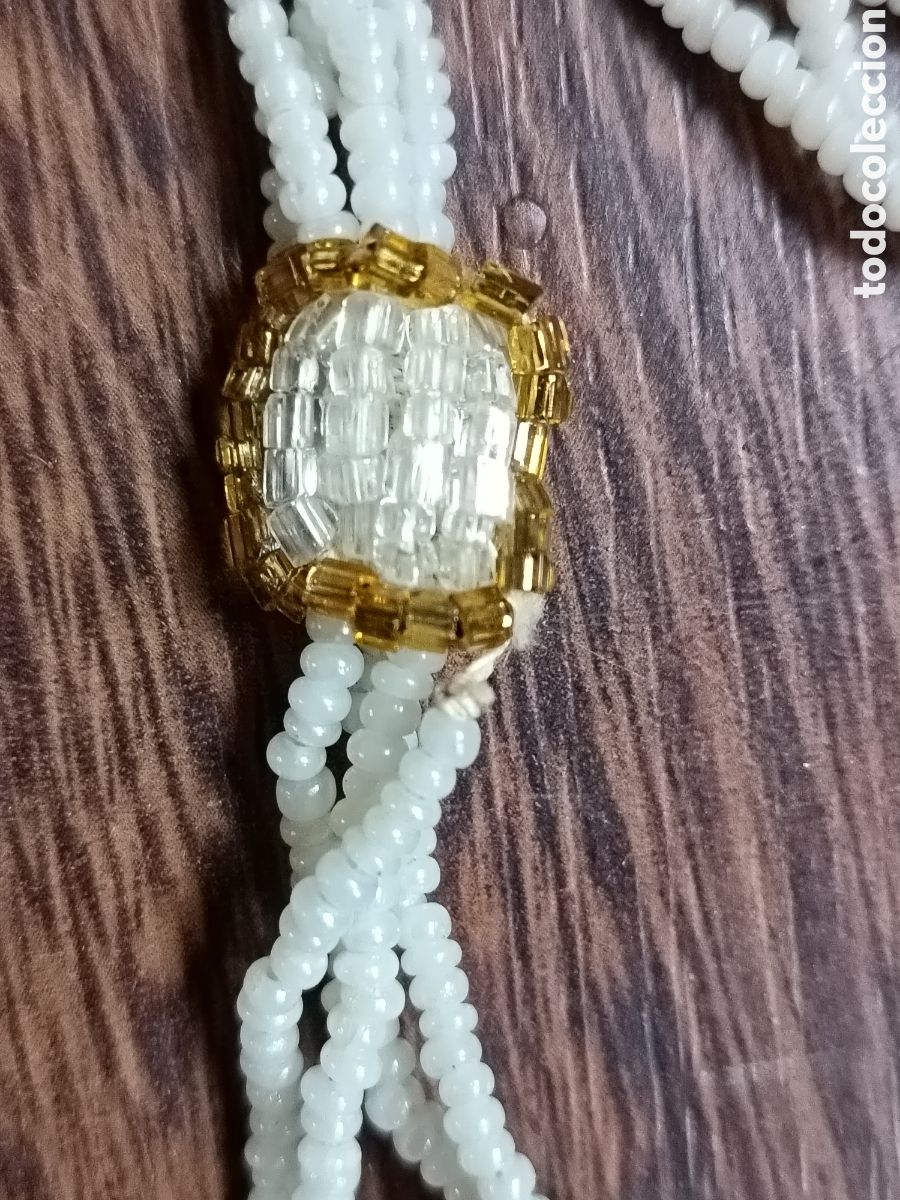 Joyeria: Antiguo collar de cuentas de cristal - Foto 6