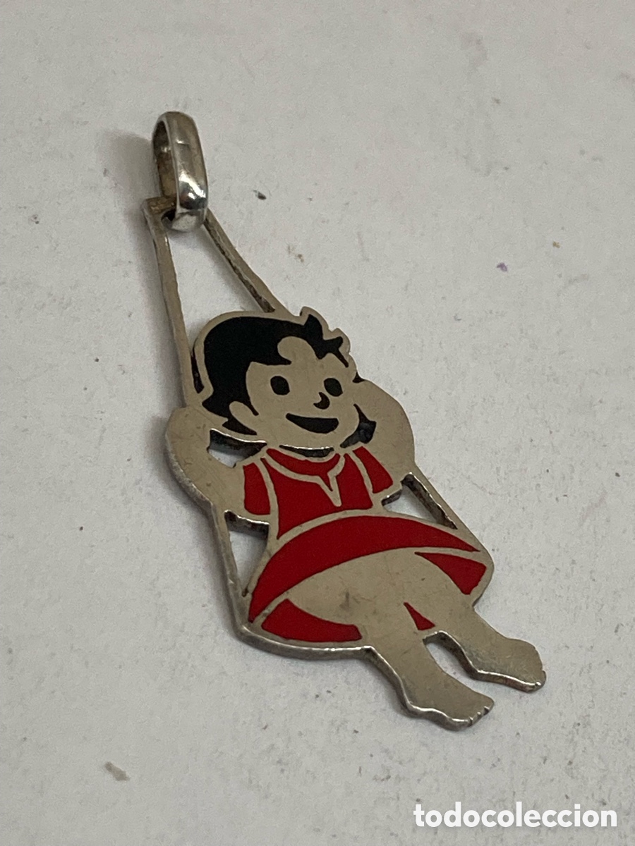 Joyeria: Colgante de plata esmaltado C573