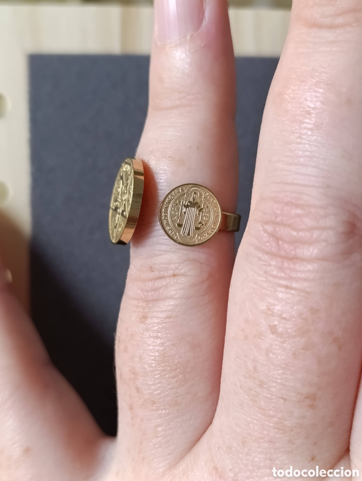 Joyeria: Anillo Tetragr&aacute;mmaton y San Benito - Foto 4