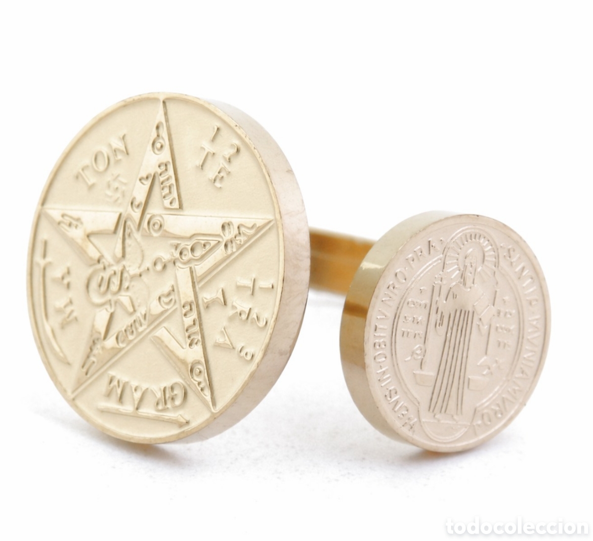 Joyeria: Anillo Tetragr&aacute;mmaton y San Benito