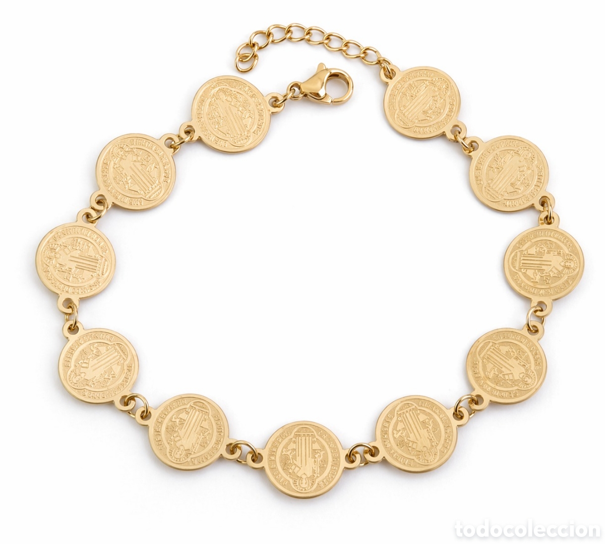 Joyeria: Pulsera medalla San Benito - Foto 6