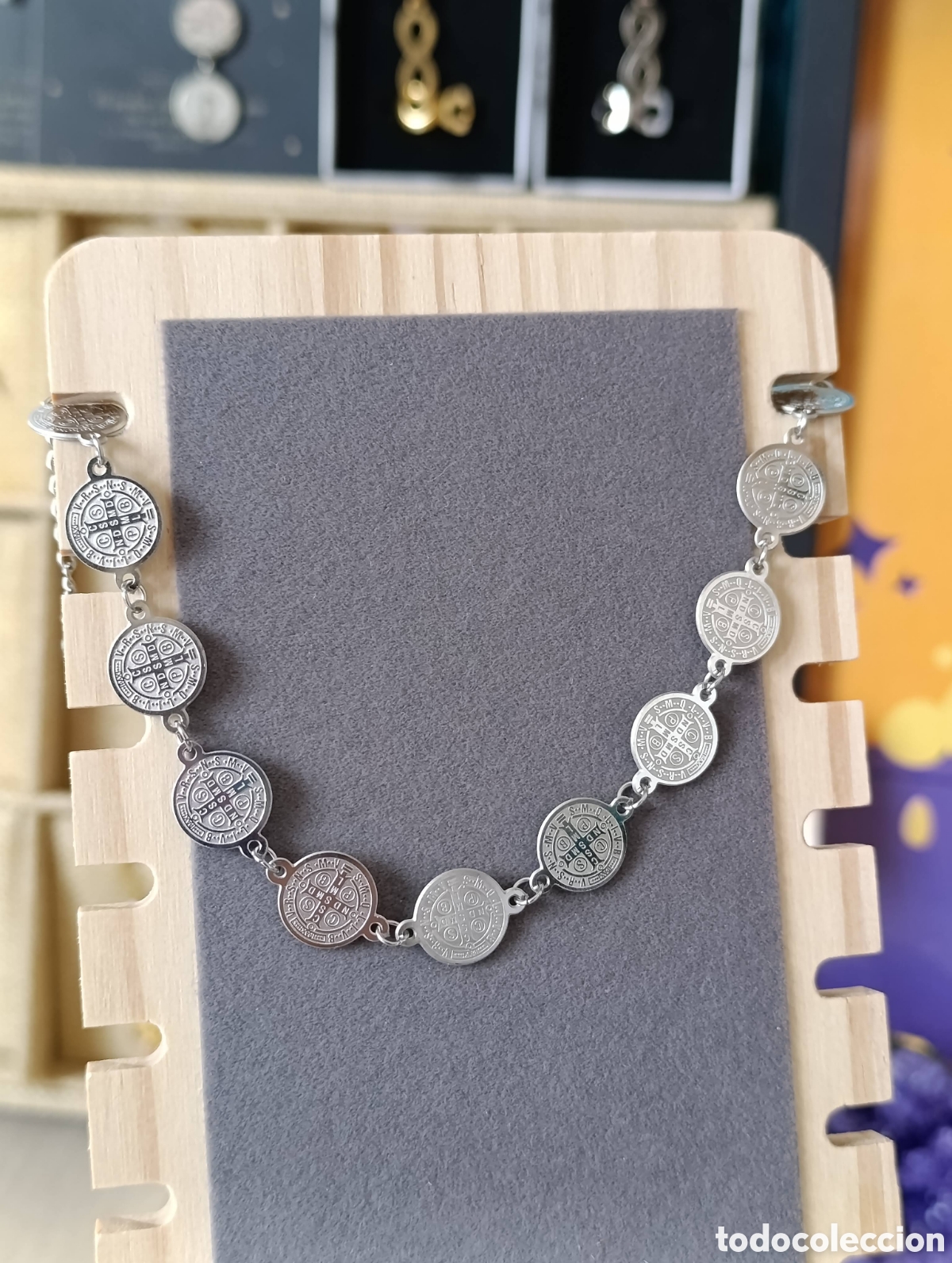 Joyeria: Pulsera plateada san benito - Foto 4