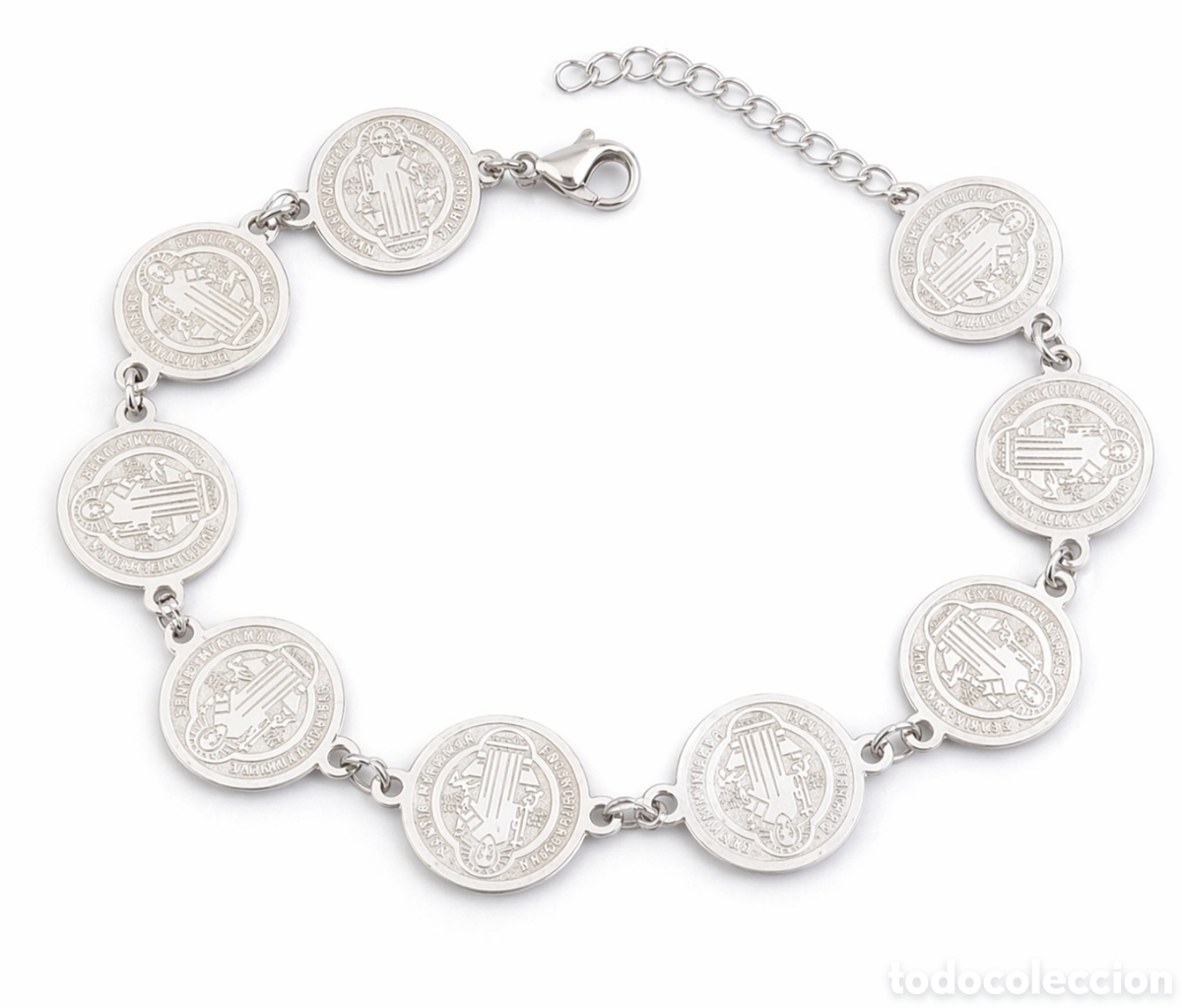 Joyeria: Pulsera plateada san benito - Foto 6