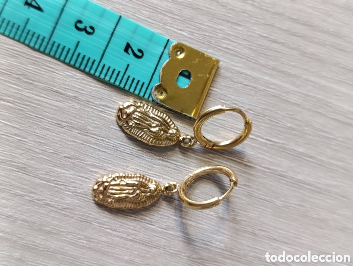 Joyeria: Pendientes de la virgen milagrosa - Foto 3