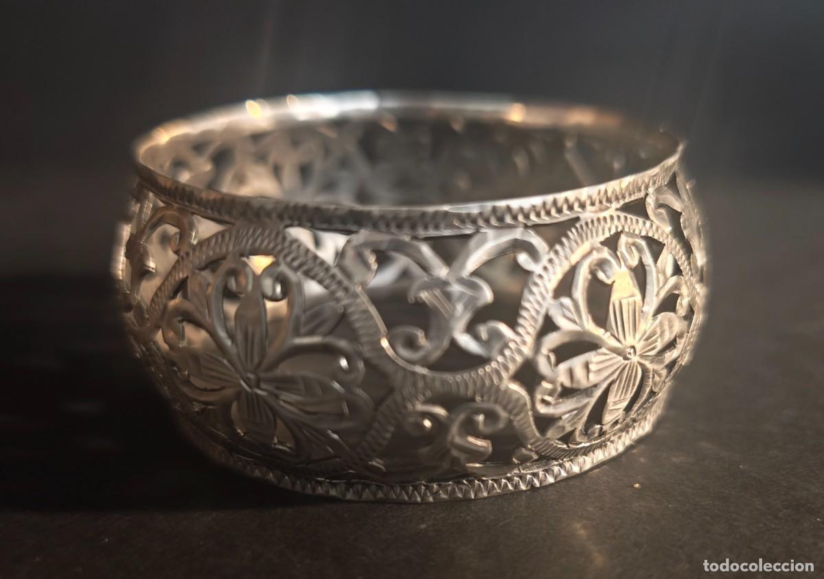 Joyeria: Pulsera de plata mexicana artesanal calada &ndash; dise&ntilde;o tradicional