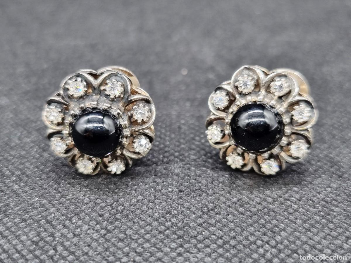 Joyeria: Antiguos pendientes de plata