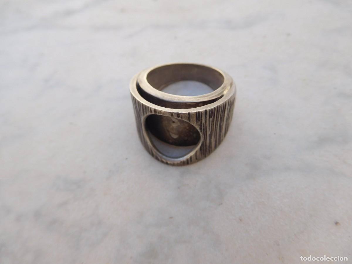 Joyeria: Anillo de plata vintage dise&ntilde;o