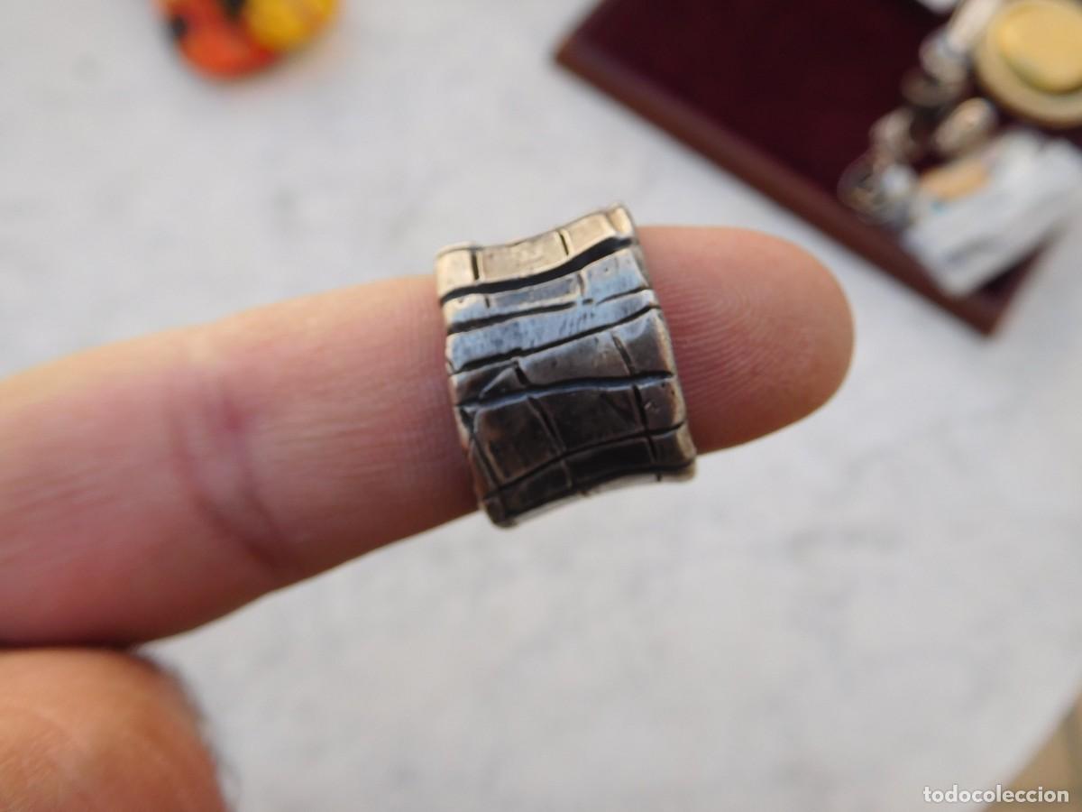 Joyeria: Anillo de plata vintage dise&ntilde;o
