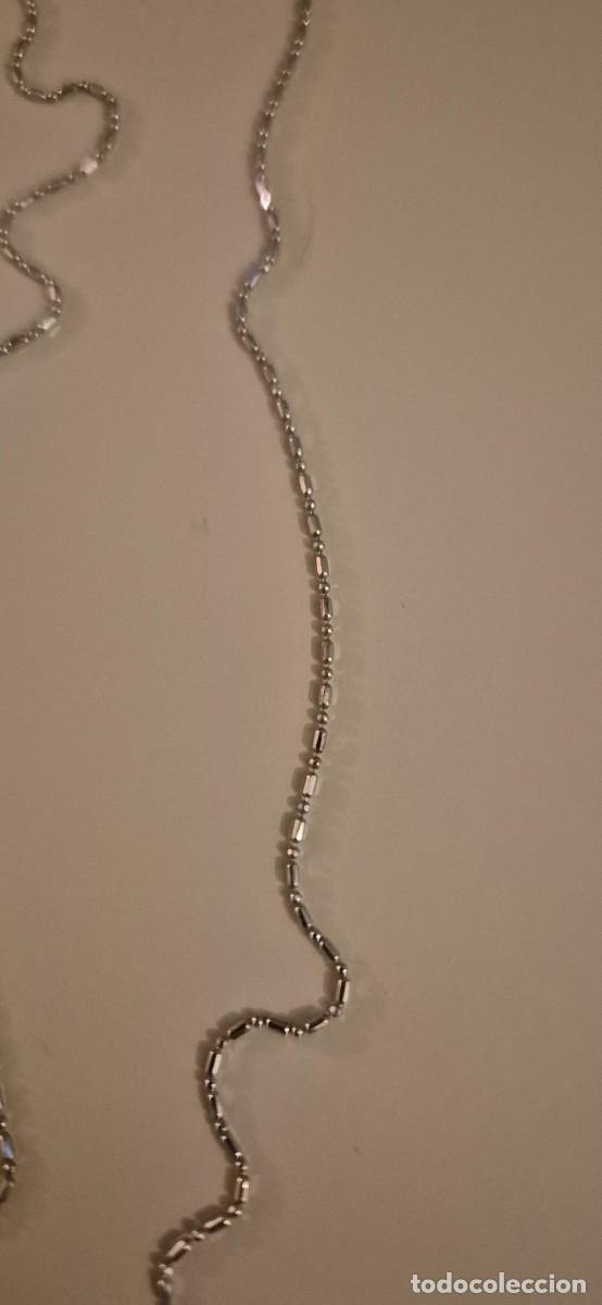 Joyeria: Cadena de oro blanco con diamante natural - Foto 3