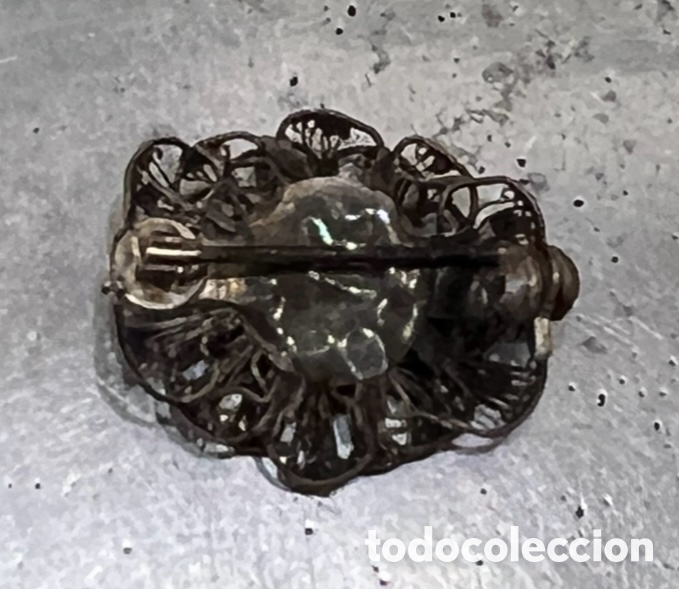 Joyeria: Broche. Plata. Art Deco. Kierce. Polonia. A&ntilde;os 60.