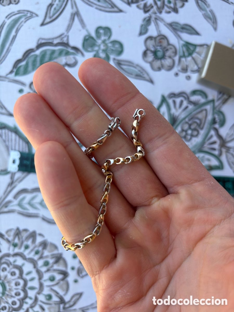 Joyeria: Pulsera de oro blanco con oro dorado 585 - Foto 4