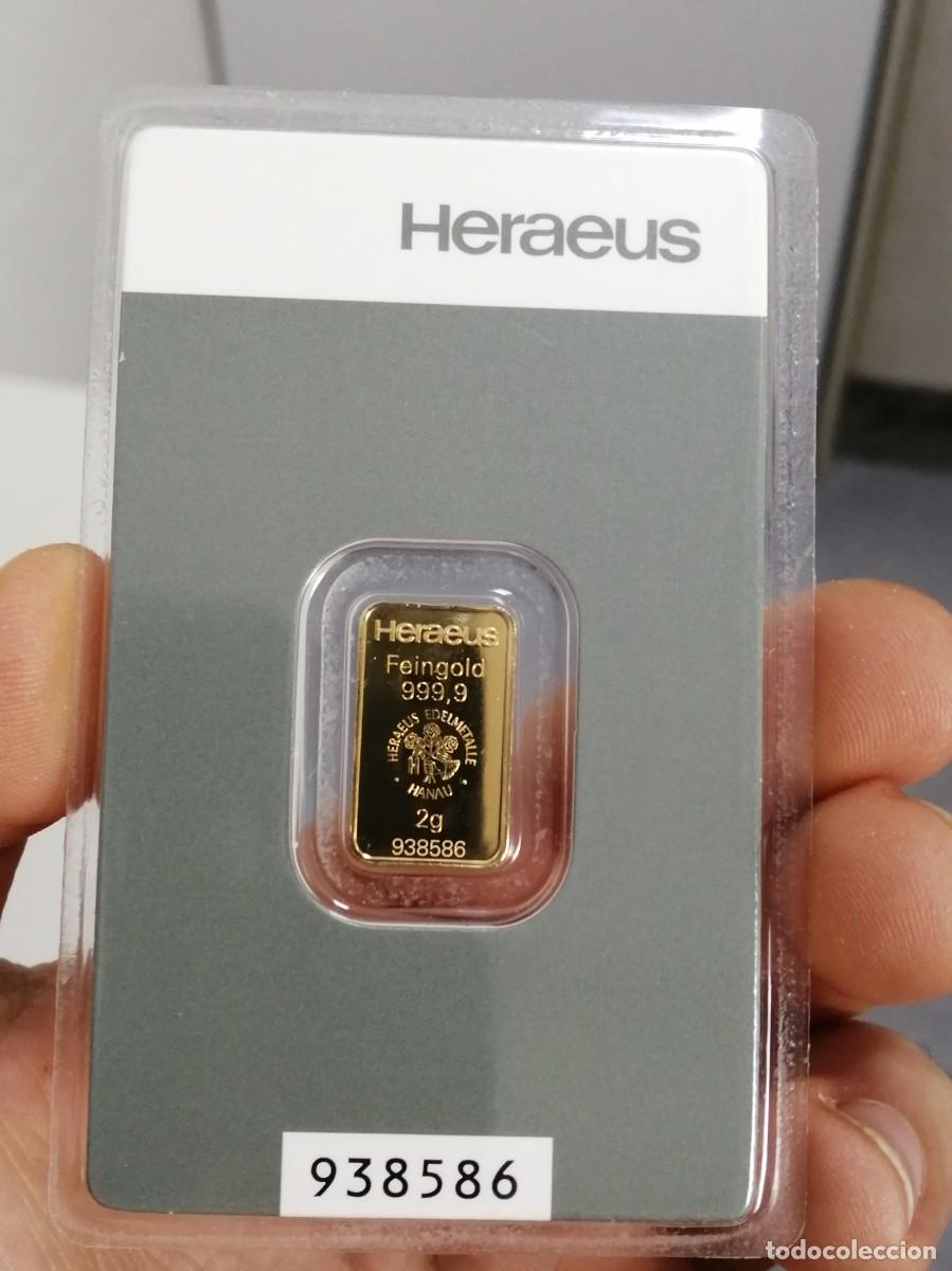 Joyeria: LINGOTE 2 GRAMOS 24 KILATES HERAEUS KINEBAR