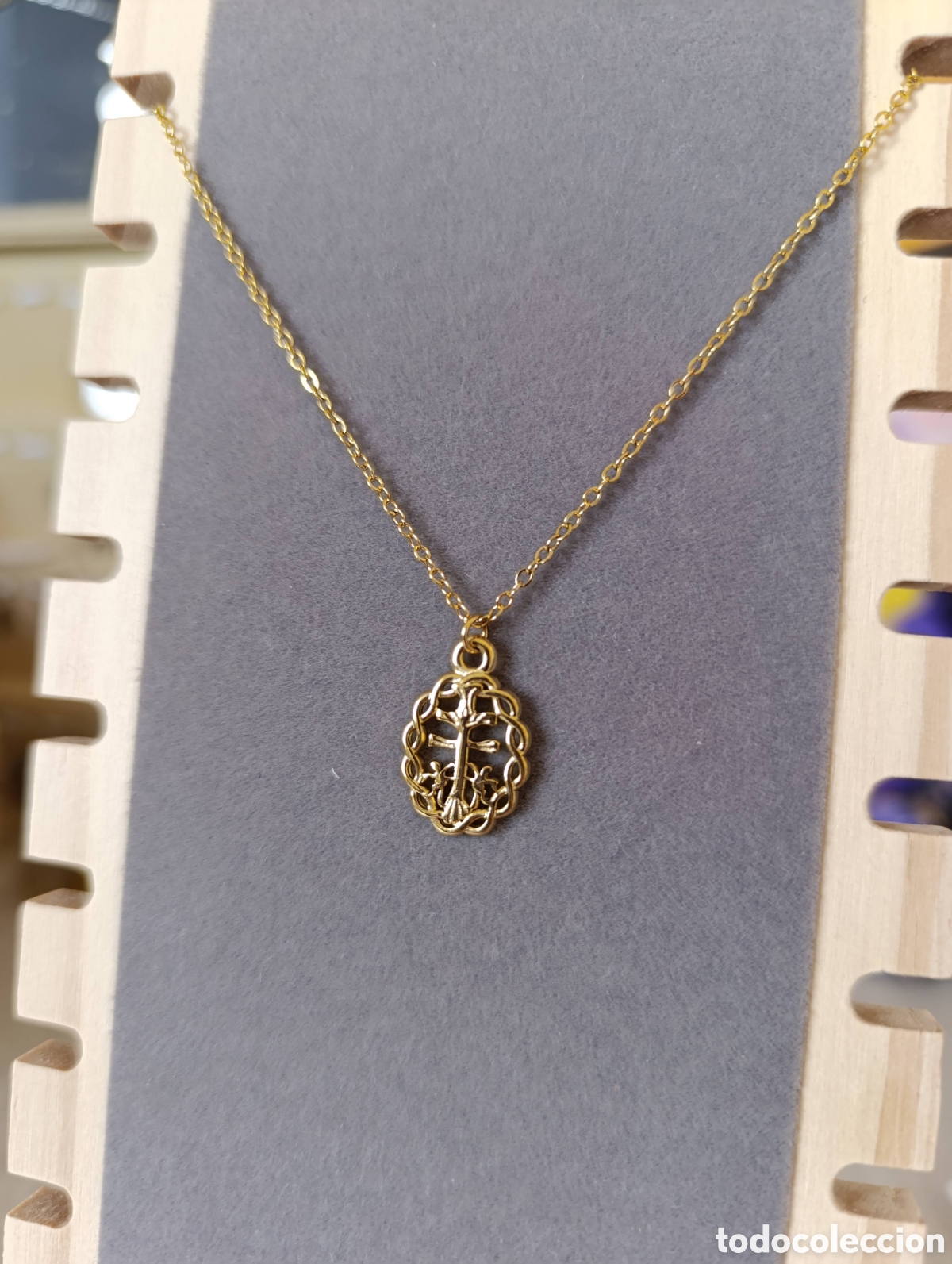 Joyeria: Collar cruz de Caravaca