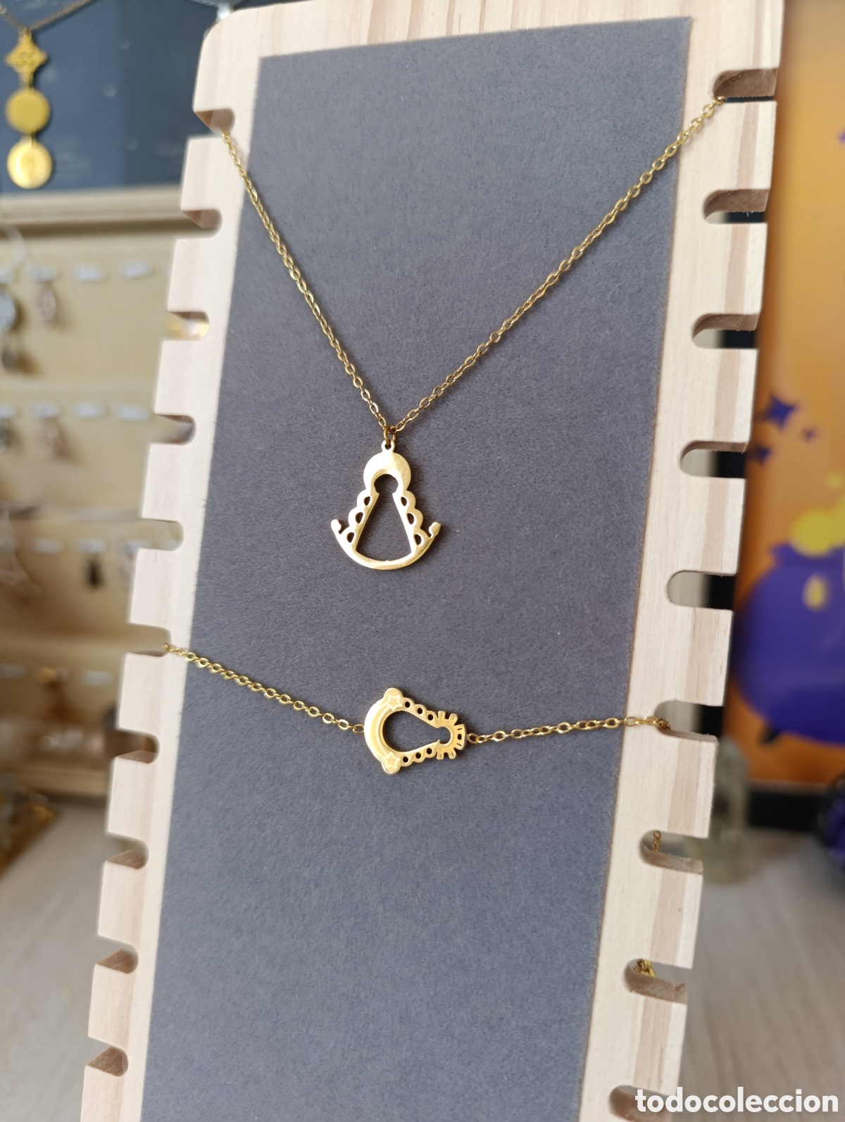 Joyeria: Conjunto de la virgen del roc&iacute;o