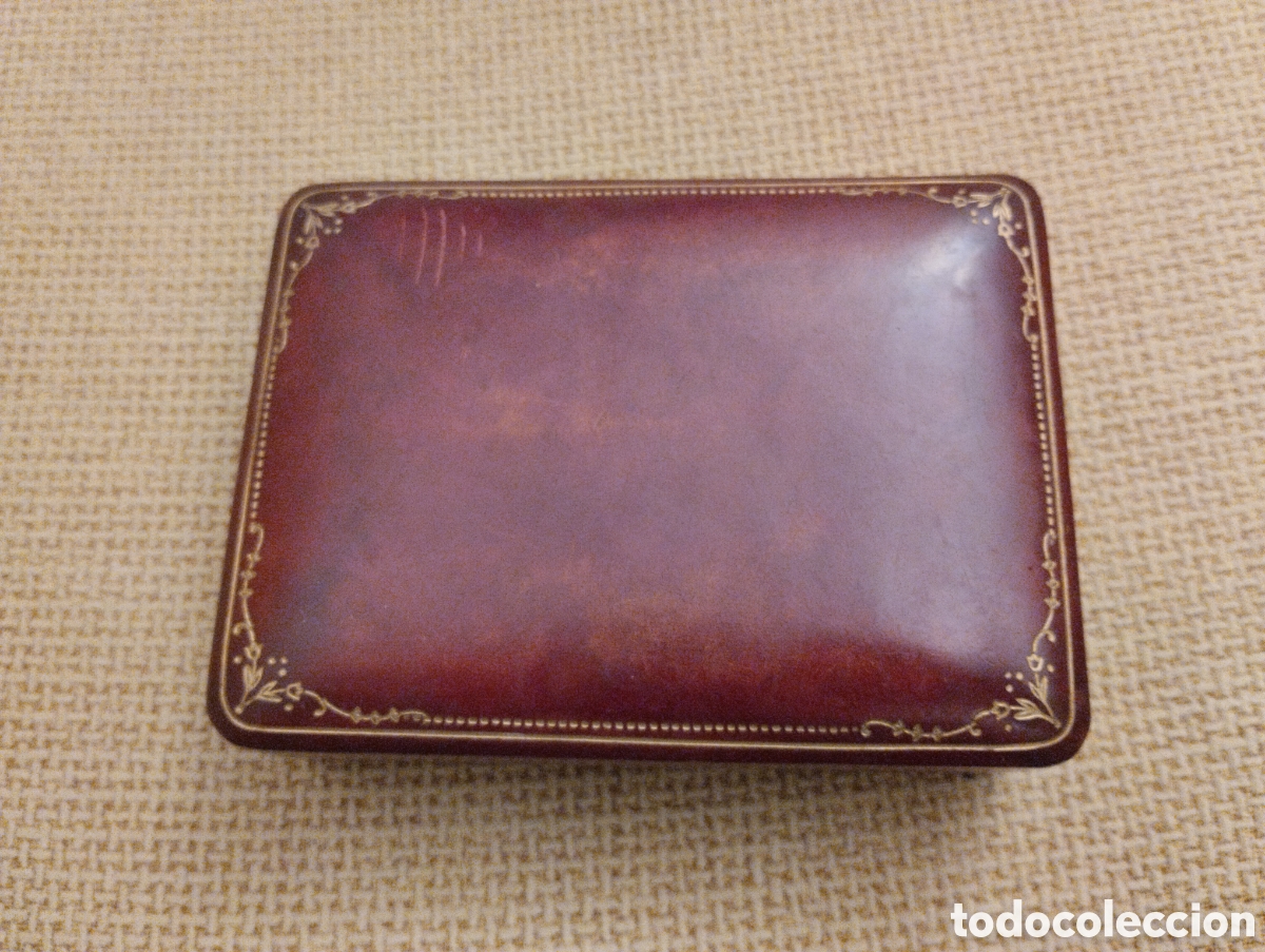 Joyeria: Joyero vintage cuero italiano