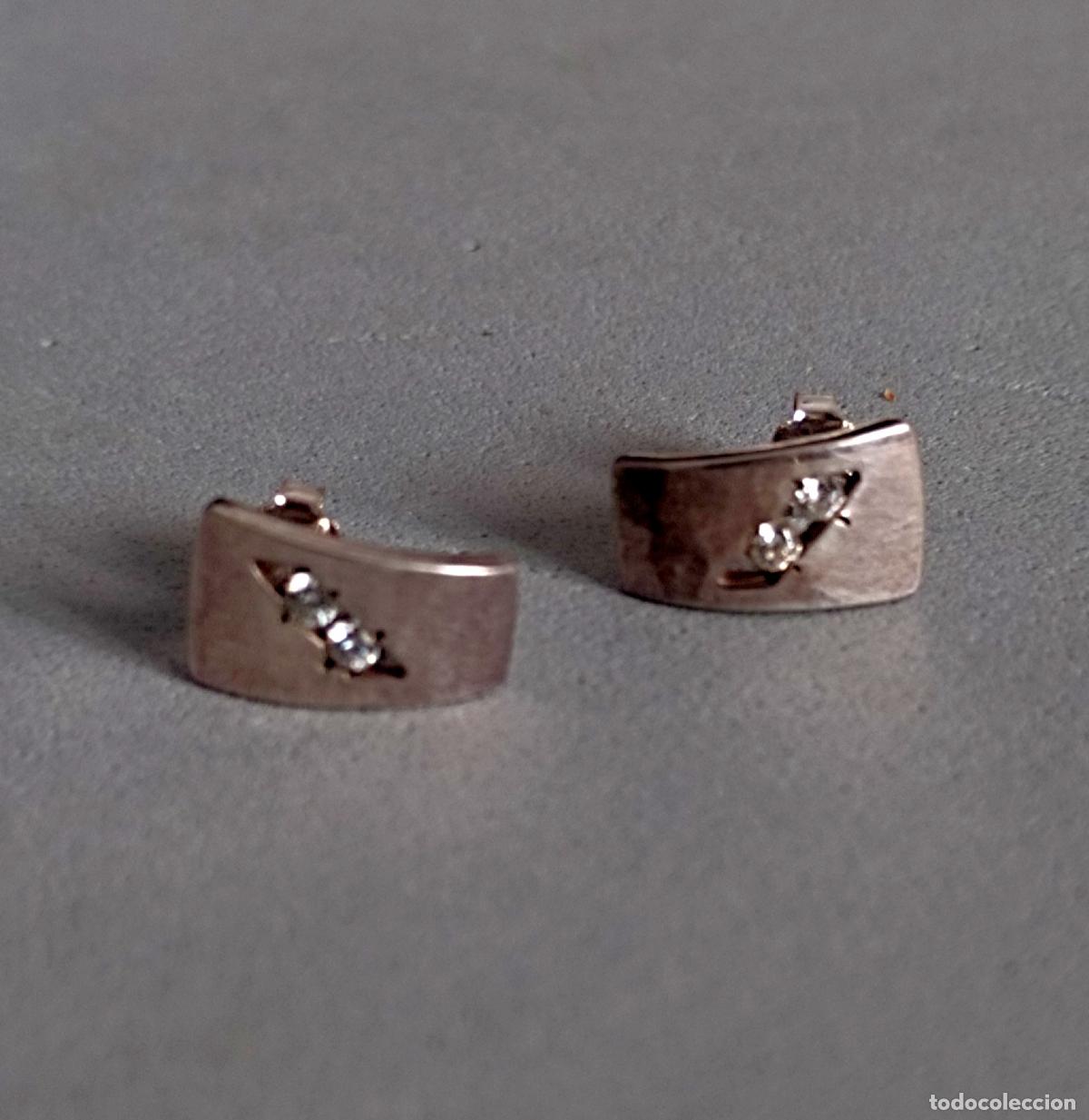 Joyeria: Pendientes de plata de ley contrastada, cierre de presi&oacute;n. - Foto 3