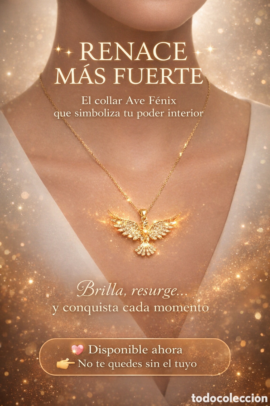 Joaillerie: Collar Ave F&eacute;nix acero