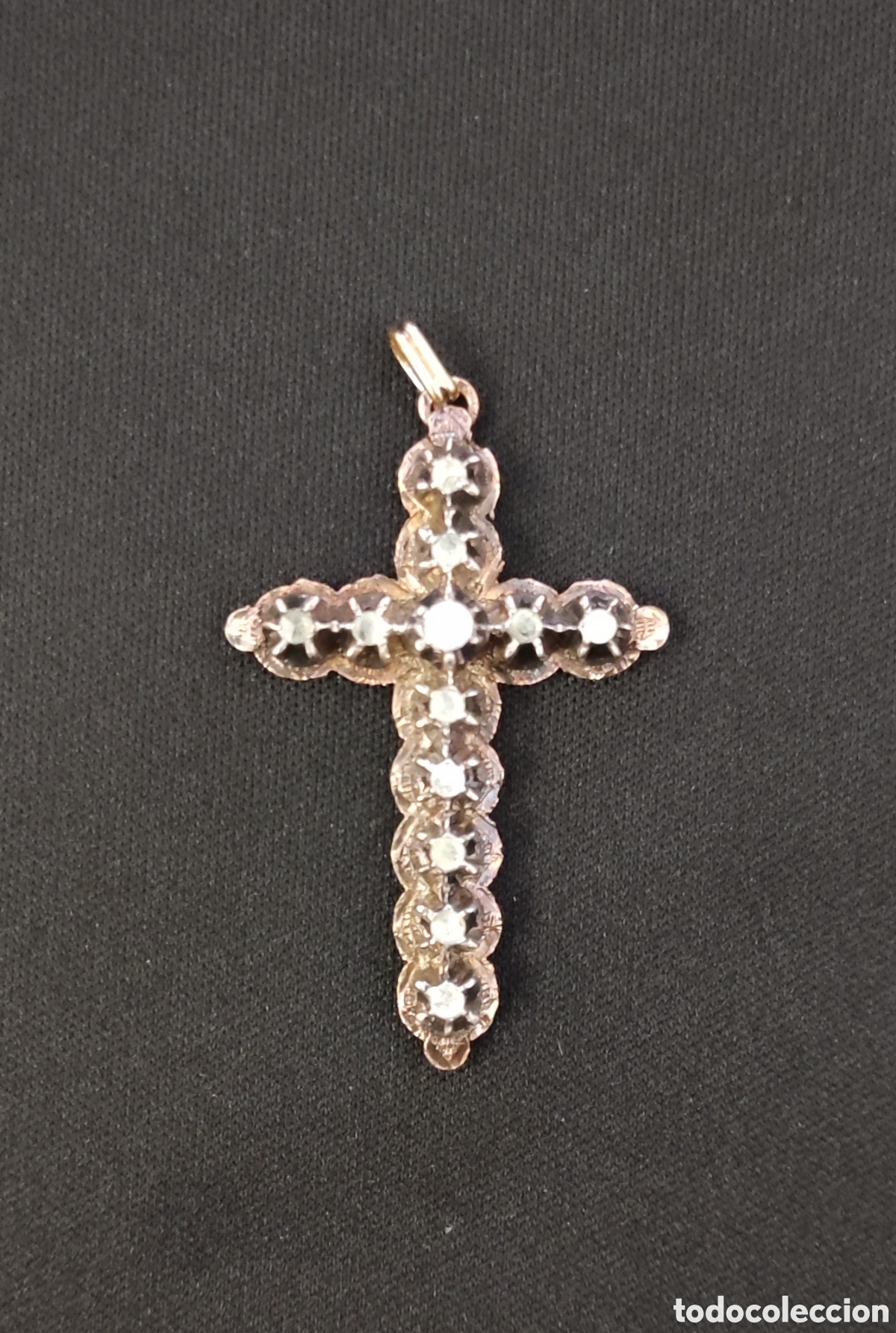Joyeria: Cruz Mallorquina. Colgante. Oro. Plata. Siglo XIX. Joyas. Mallorca