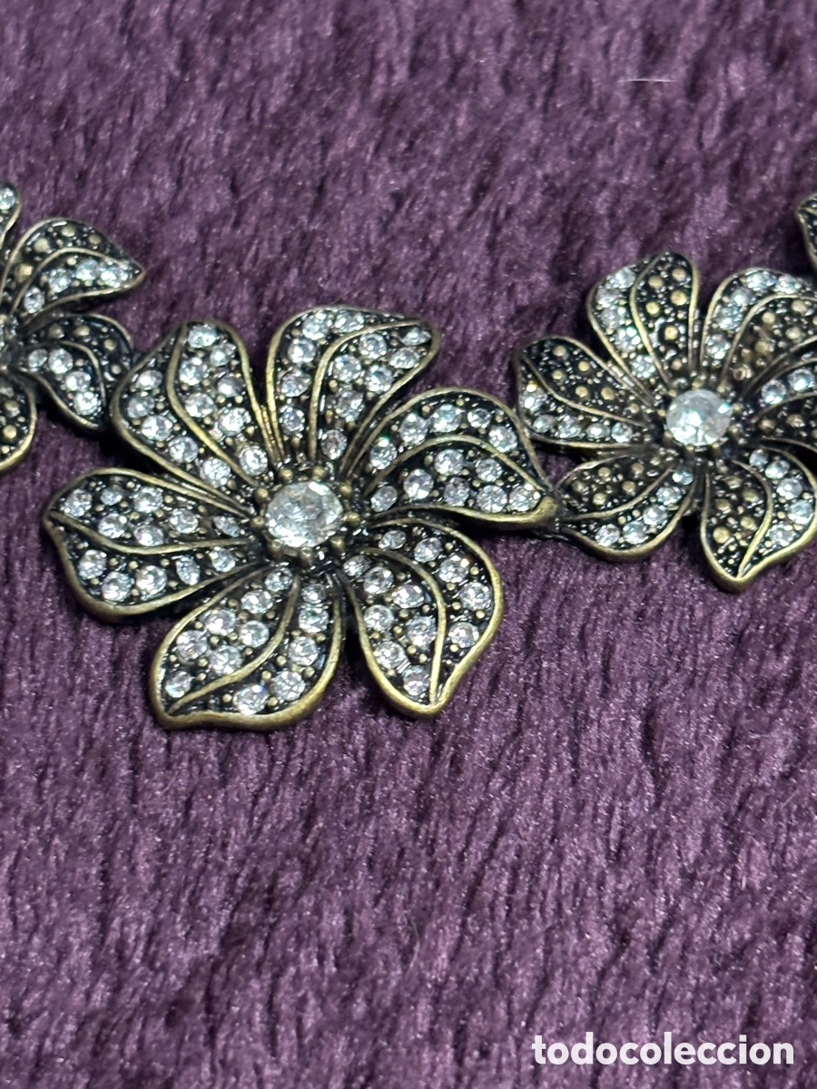 Joyeria: Gargantilla de metal con strass - Foto 2