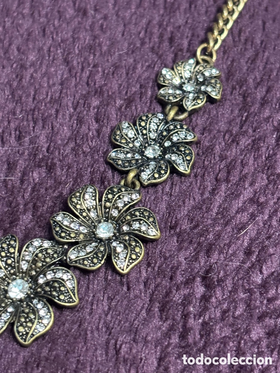 Joyeria: Gargantilla de metal con strass - Foto 3