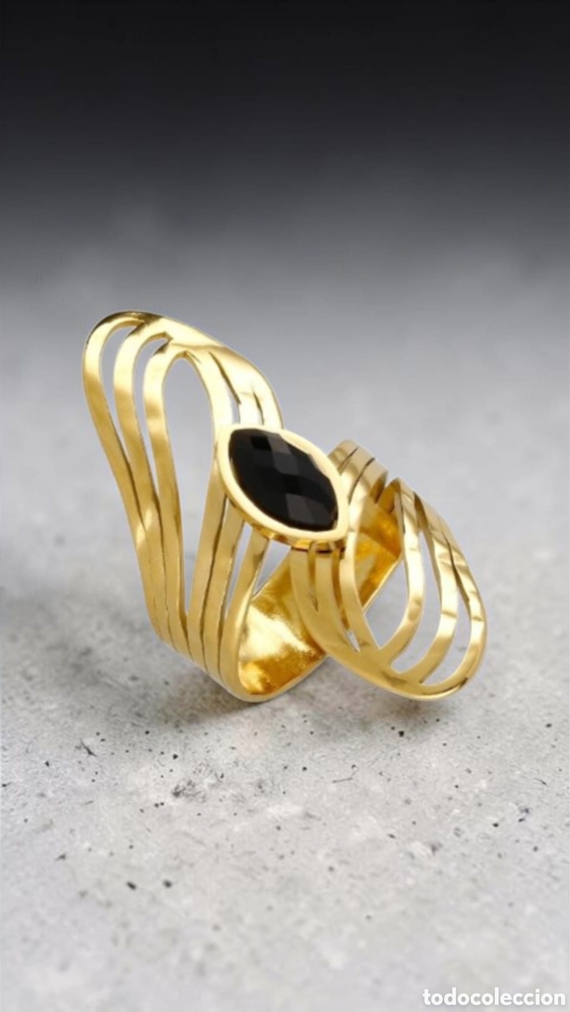 Joyeria: Anillo Lanzadera Cristal Black - Foto 2