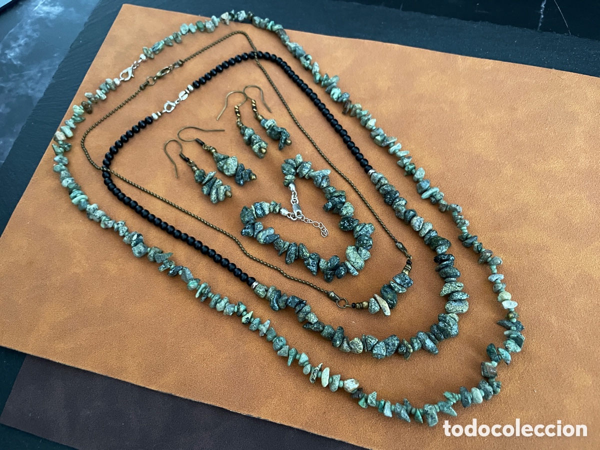 Joyeria: Conjunto de turquesa africana.