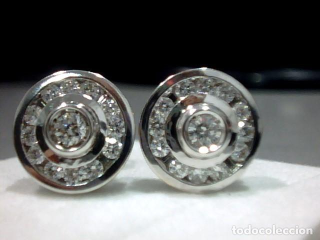 Joyeria: pendientes en oro blanco y diamantes - Foto 2