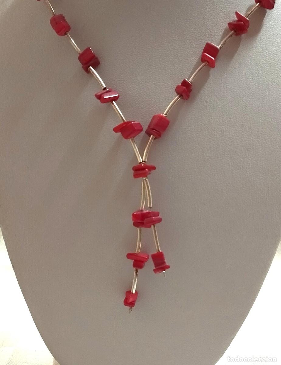 Joyeria: Gargantilla con &Aacute;gata roja y Plata Ley - Foto 2