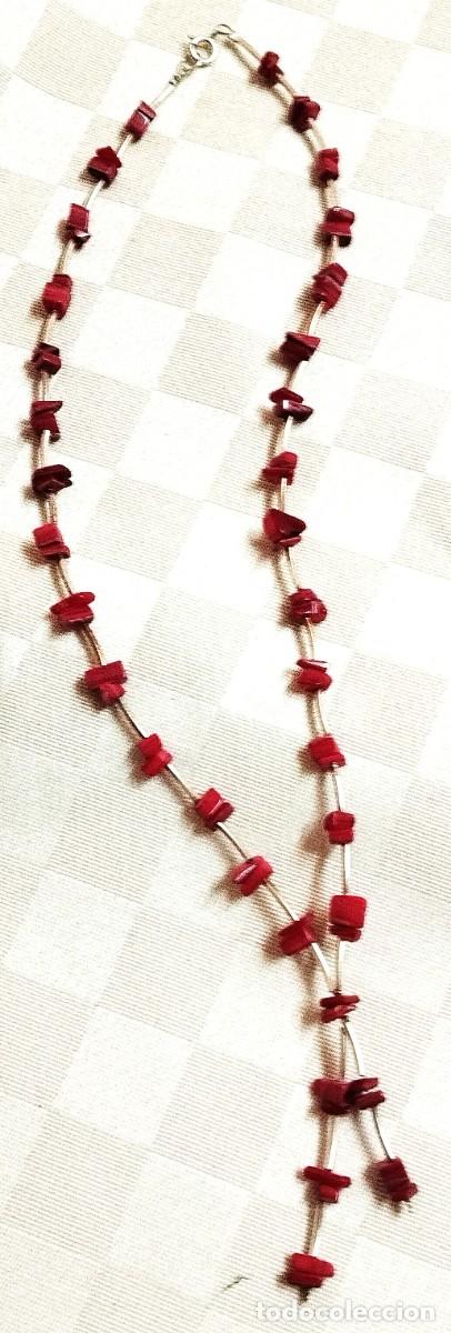 Joyeria: Gargantilla con &Aacute;gata roja y Plata Ley - Foto 3
