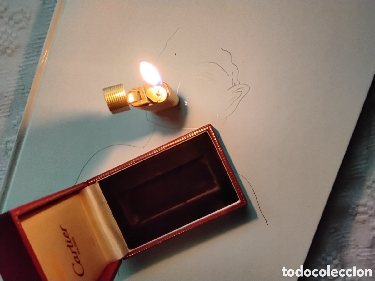Joyeria: MECHERO CARTIER ORO FUNCIONANDO - Foto 3