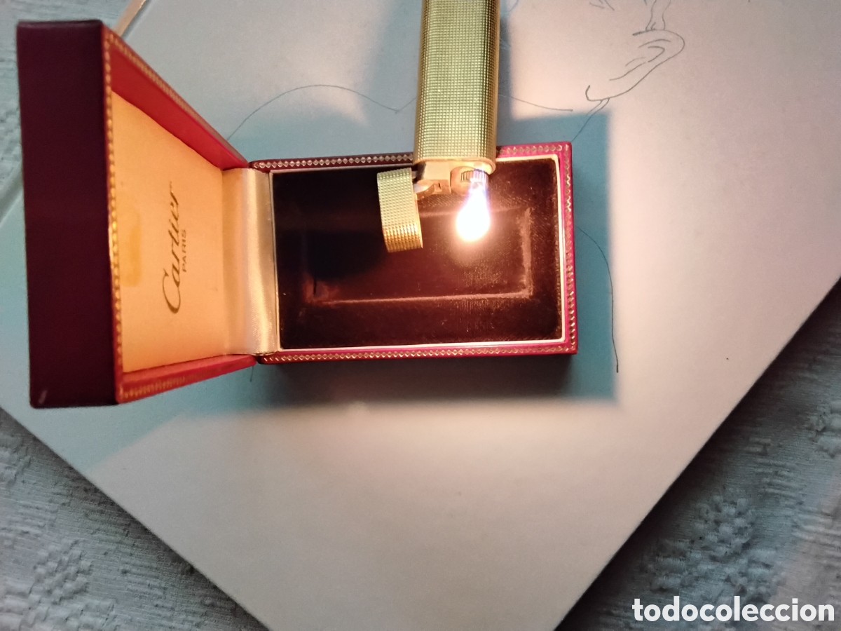 Joyeria: MECHERO CARTIER ORO FUNCIONANDO - Foto 4