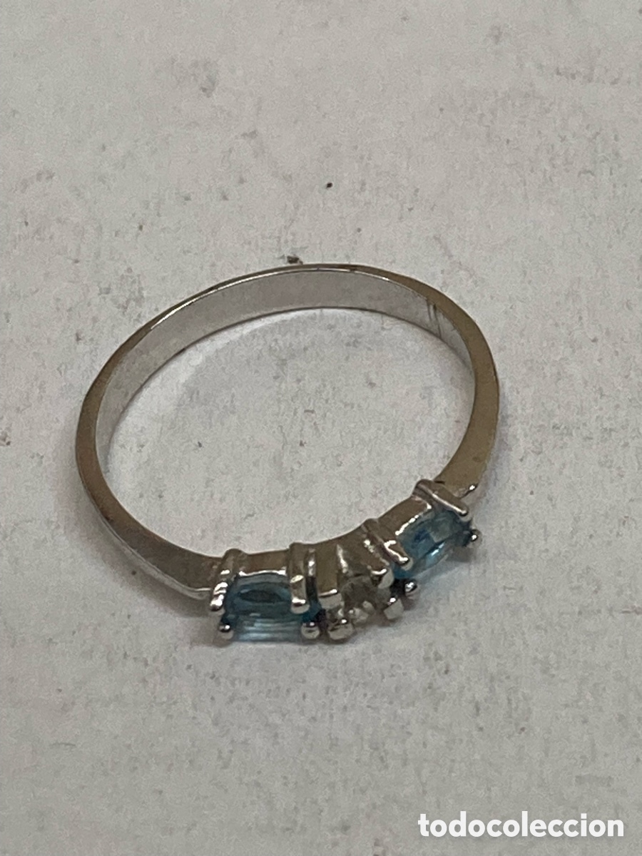 Joyeria: Anillo de plata engastado S454