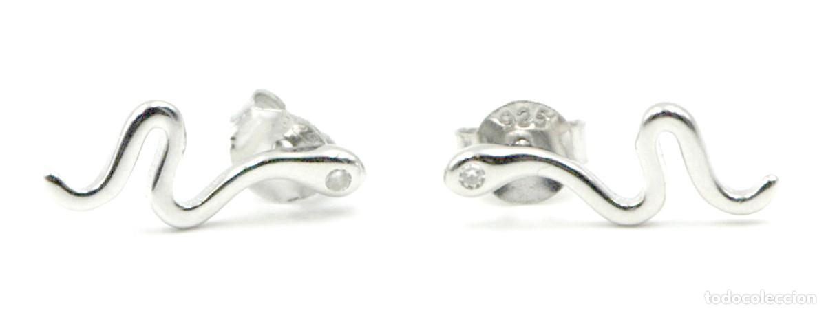Joyeria: Pendientes serpiente Plata Ley, contraste - Foto 2