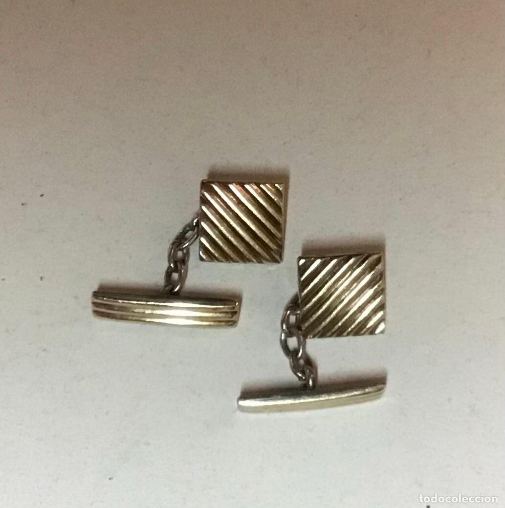 Joyeria: GEMELOS EN PLATA Y ORO