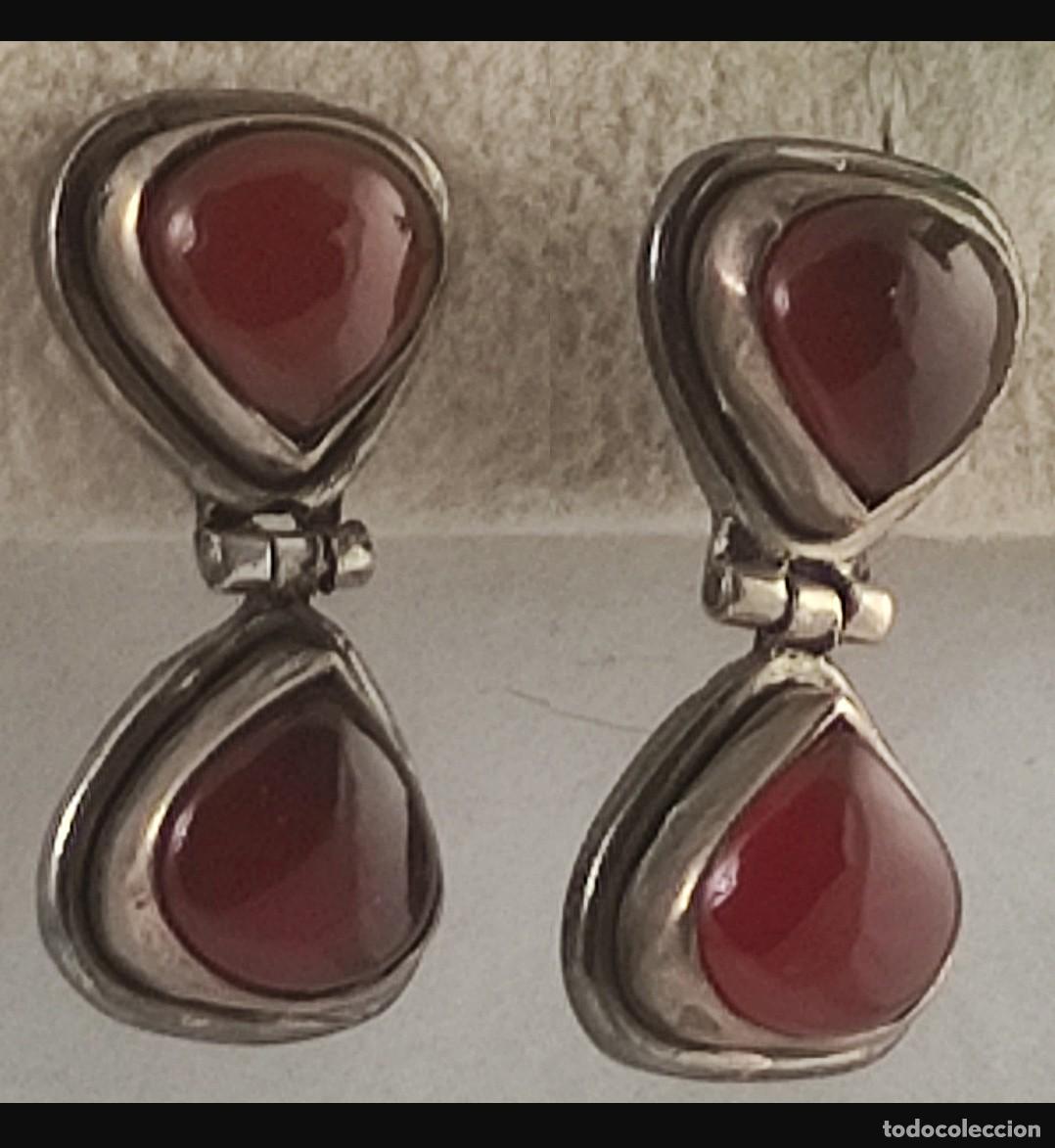 Joyeria: Pendientes de plata y piedras - Foto 3