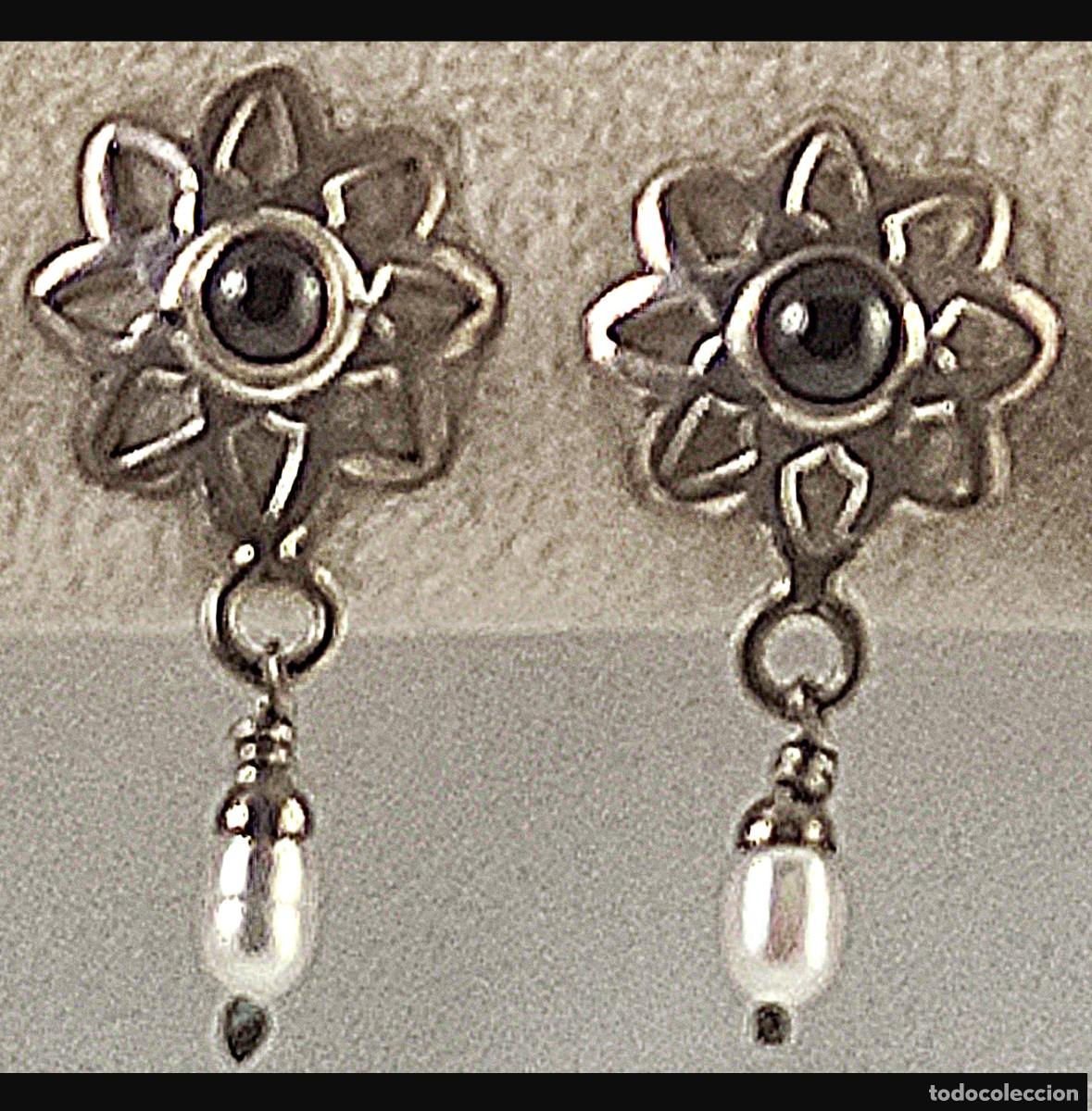 Joyeria: Pendientes de plata y piedras - Foto 5