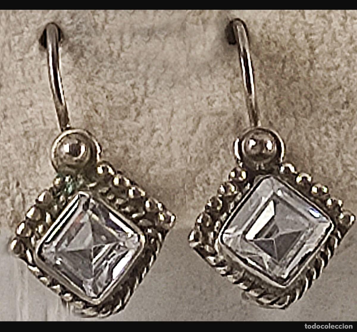Joyeria: Pendientes de plata y piedras - Foto 3