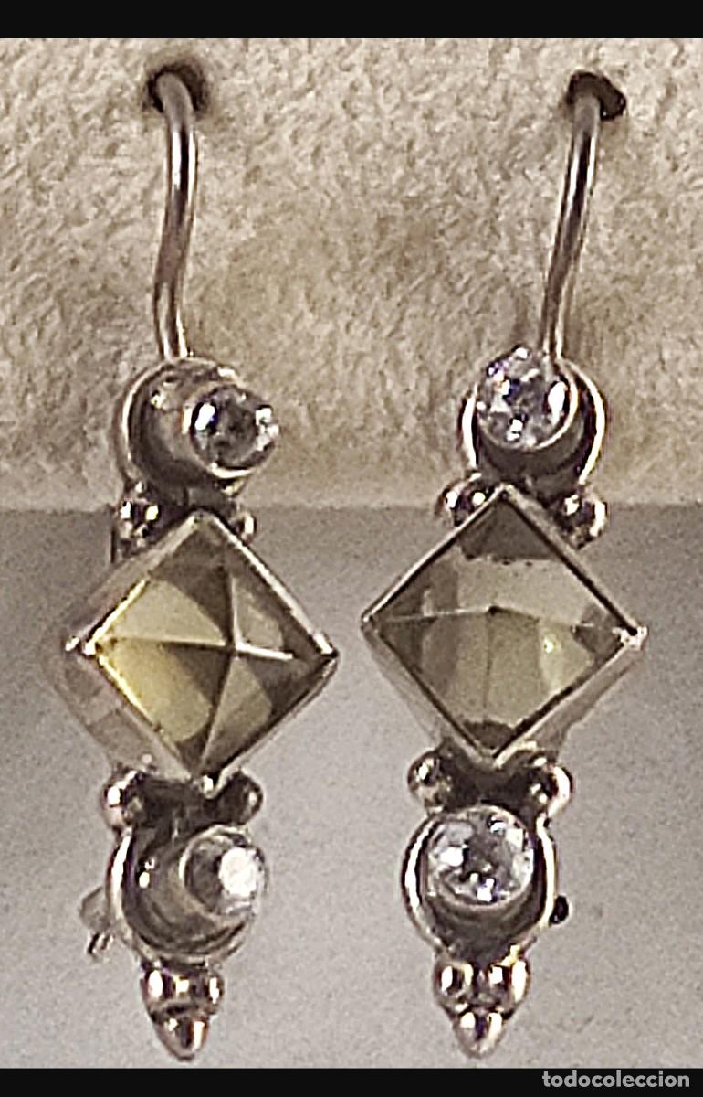 Joyeria: Pendientes de plata y piedras - Foto 6