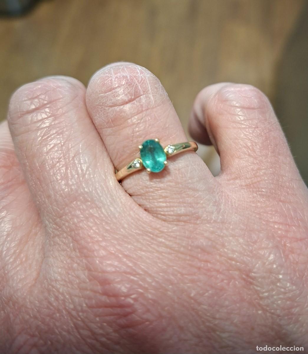 Joyeria: Anillo con esmeralda de Zambia - Foto 2