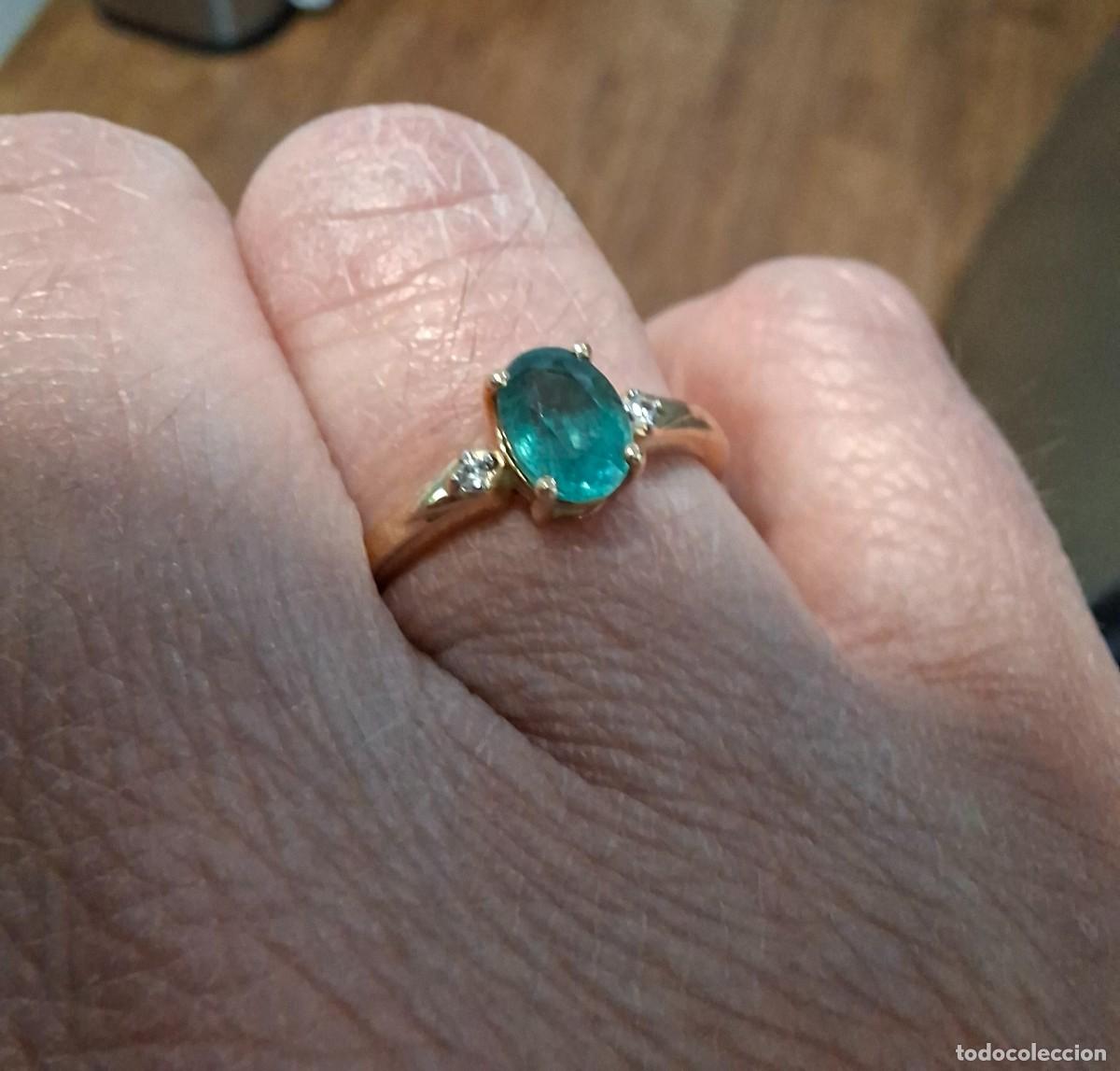 Joyeria: Anillo con esmeralda de Zambia - Foto 4