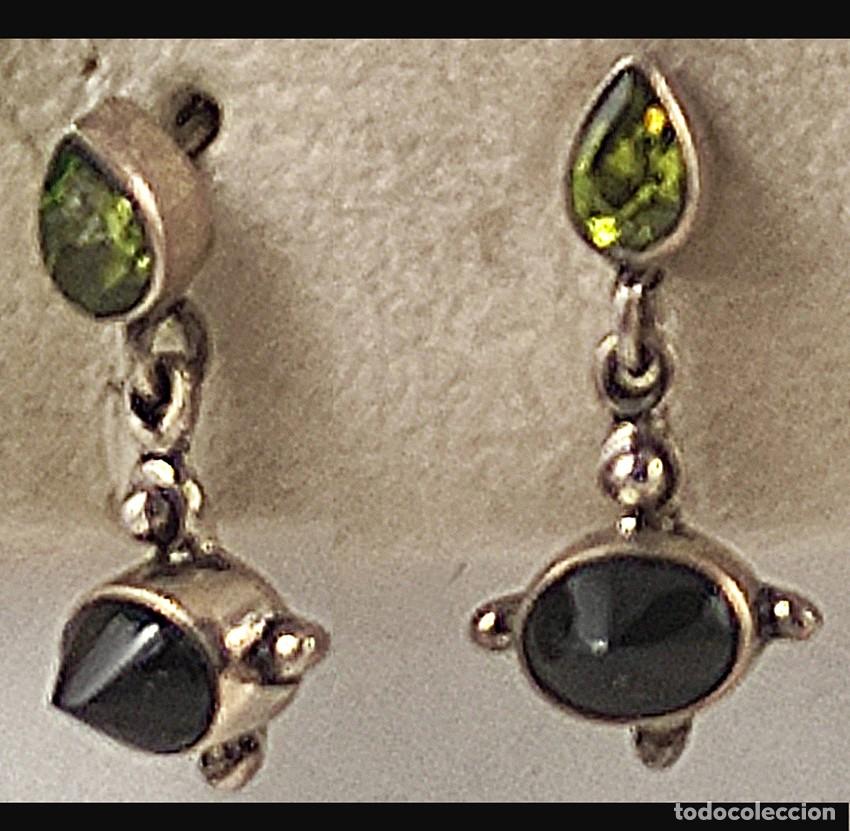 Joyeria: Pendientes de plata 925 con piedras - Foto 3