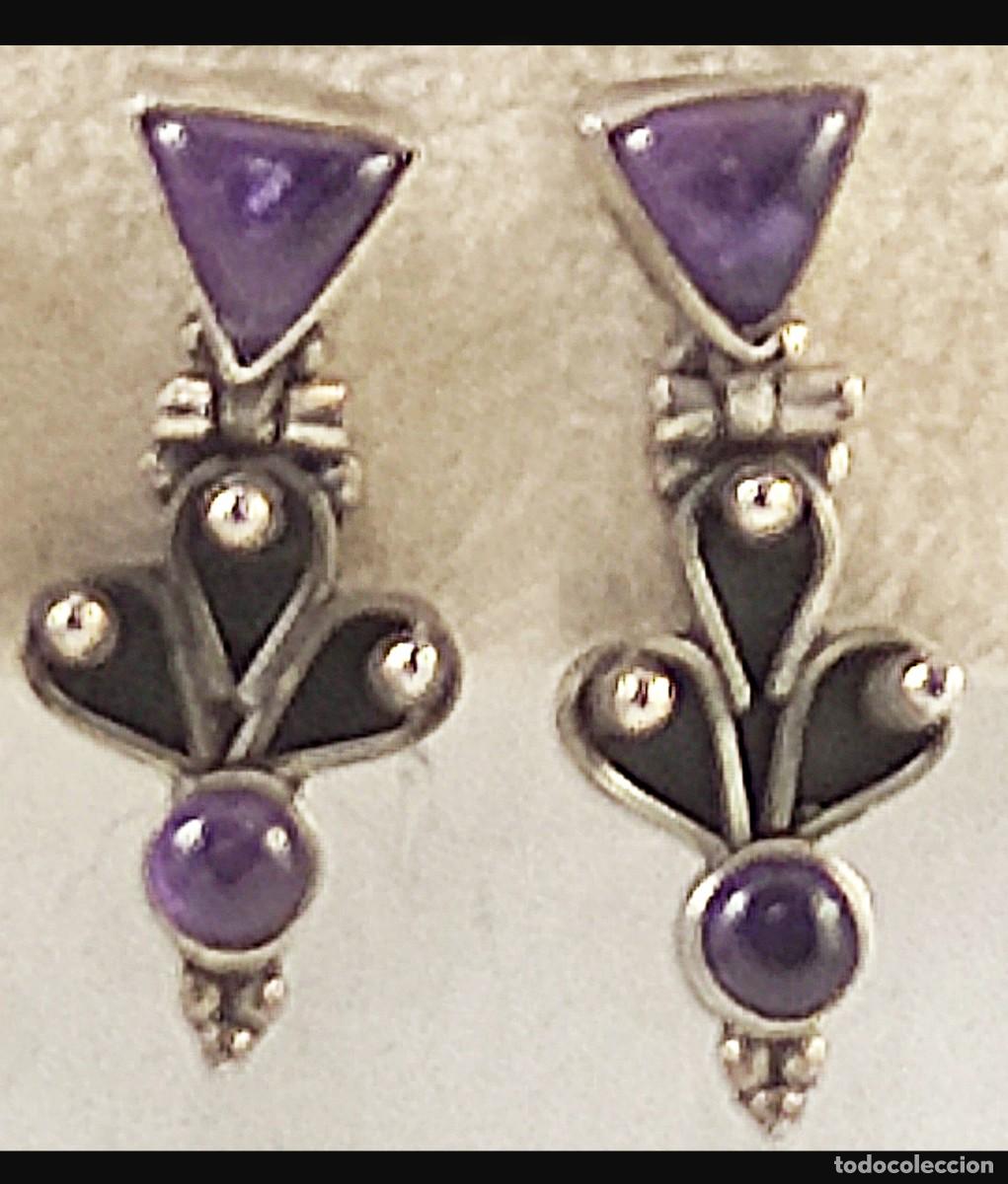 Joyeria: Pendientes de plata 925 con piedras - Foto 6