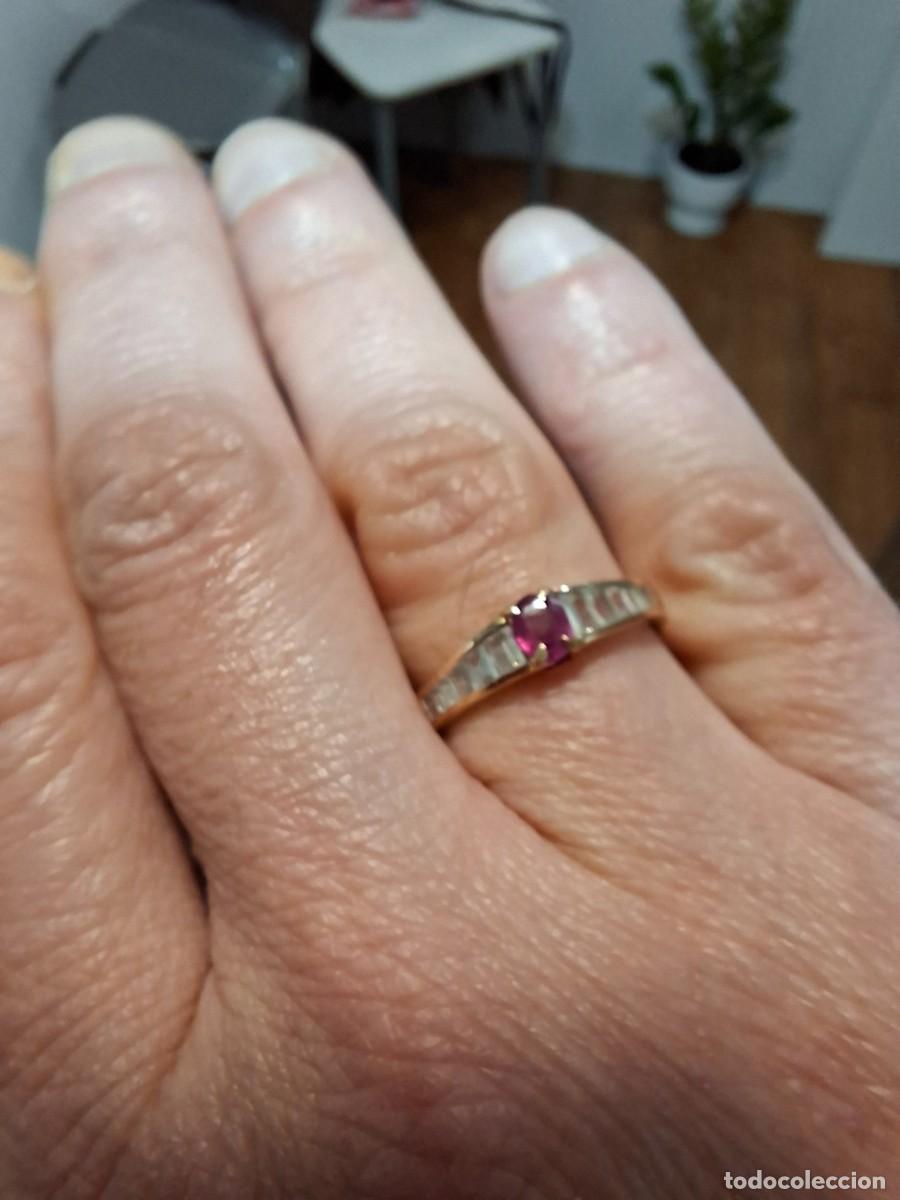 Joyeria: Anillo con rubi de Birmania