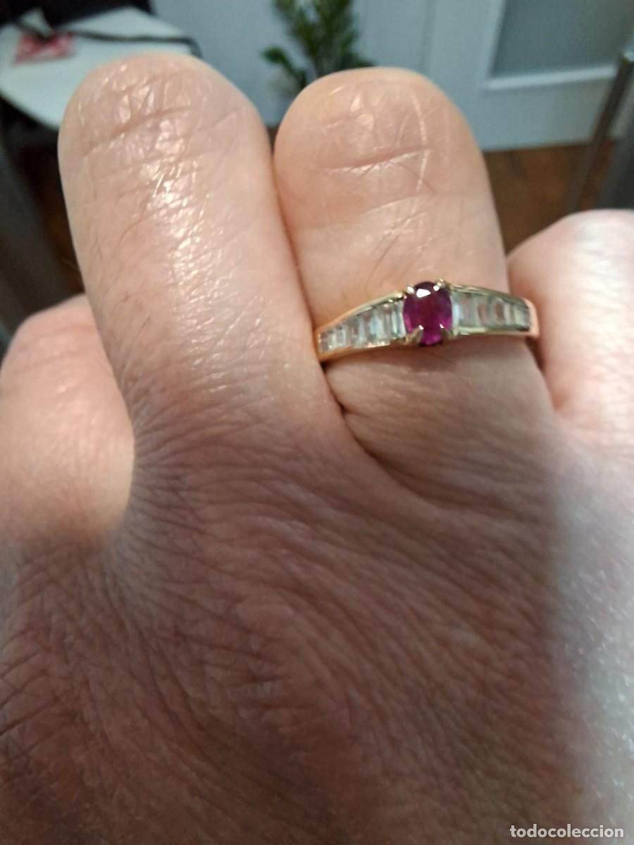 Joyeria: Anillo con rubi de Birmania - Foto 2