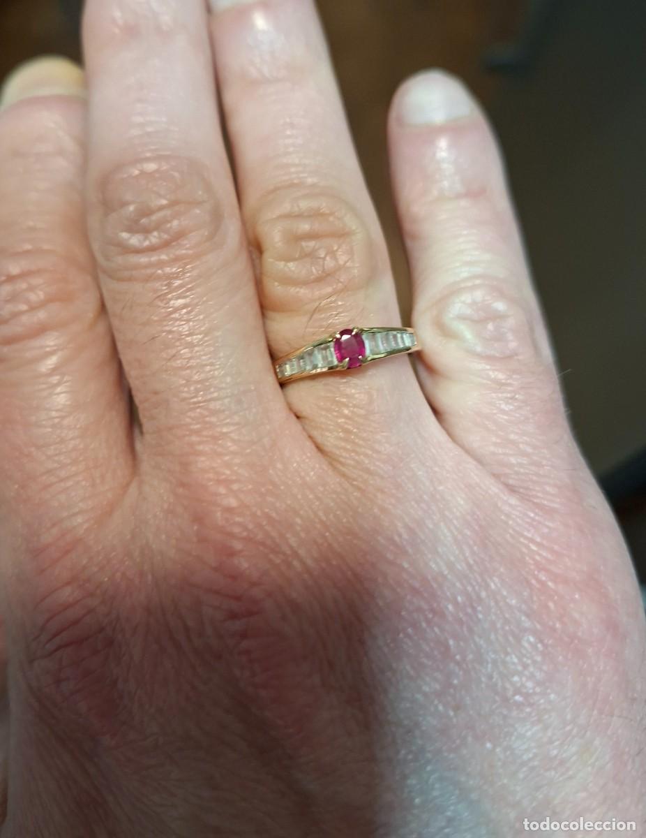 Joyeria: Anillo con rubi de Birmania - Foto 3