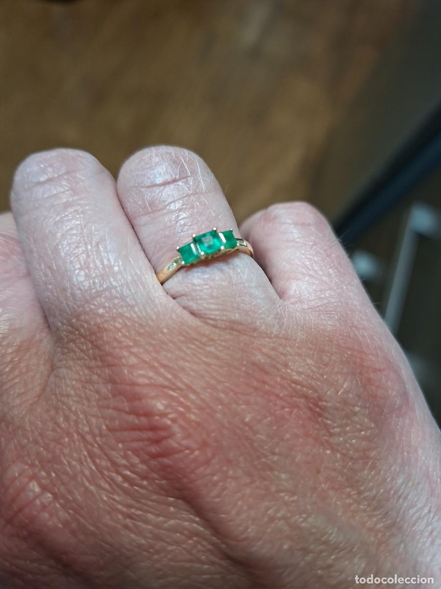 Joyeria: Anillo con esmeralda de Zambia AAA - Foto 1
