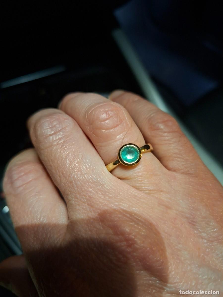 Joyeria: Anillo con esmeralda de Colombia - Foto 2