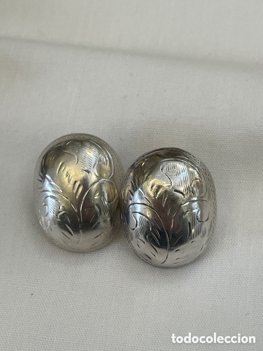 Joyeria: Pendientes plata siglo XX - Foto 2